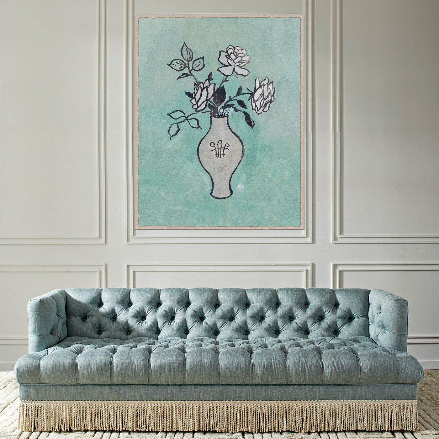 Paule Marrot, Vase aux roses