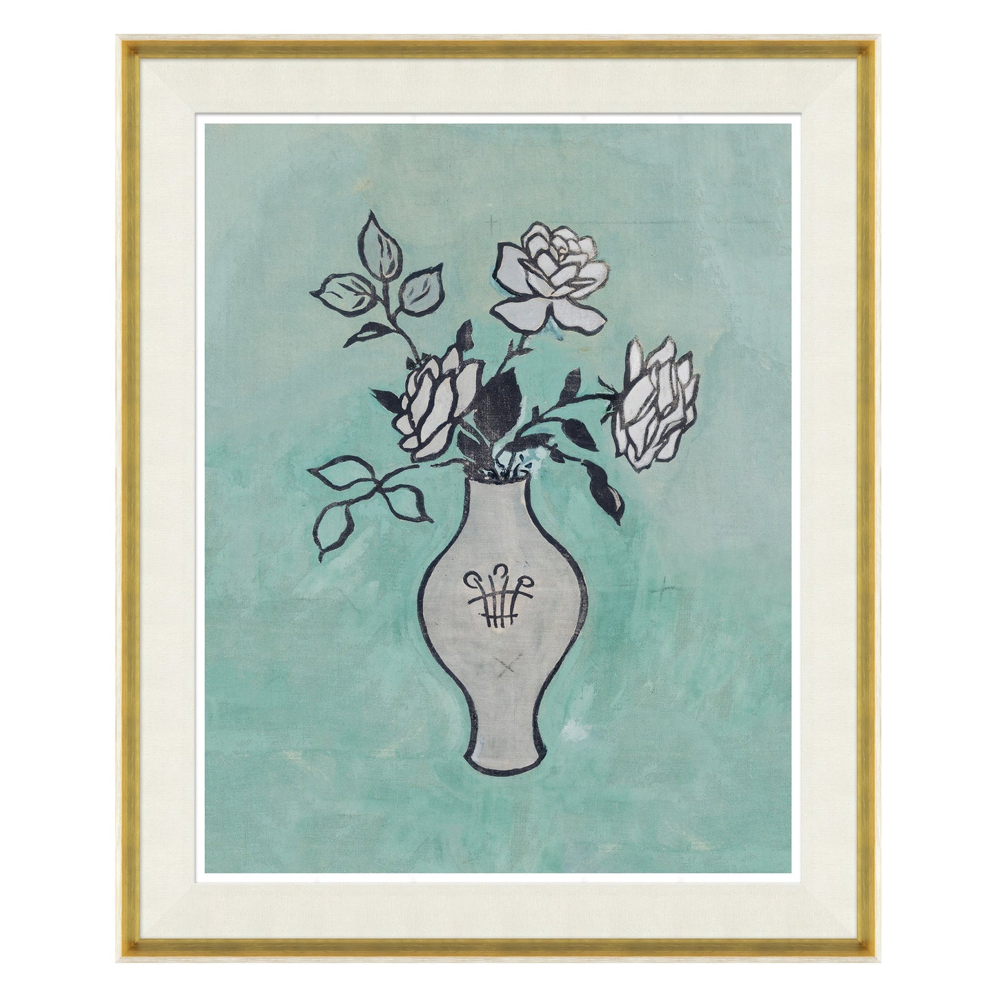 Paule Marrot, Vase aux roses (Var. 1)