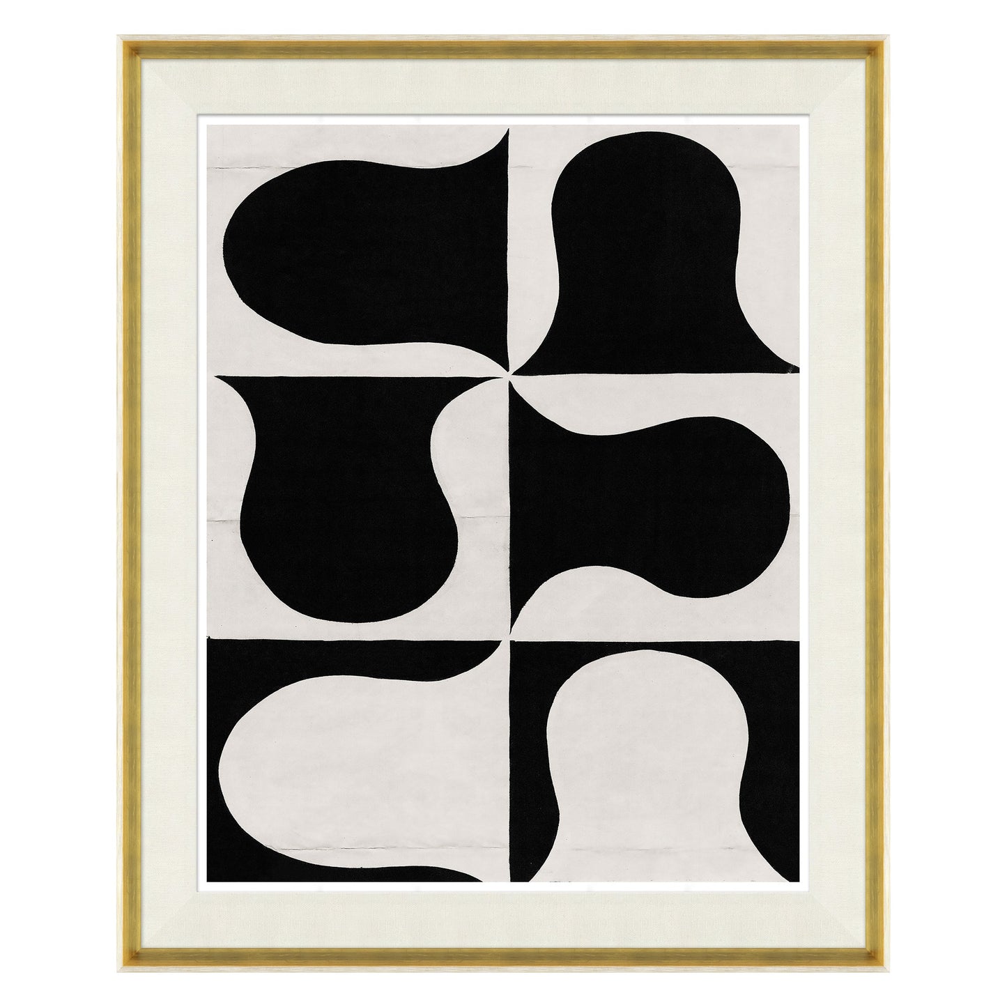 Paule Marrot, Série Abstraite Noir et Blanc 2 (Var. 2)