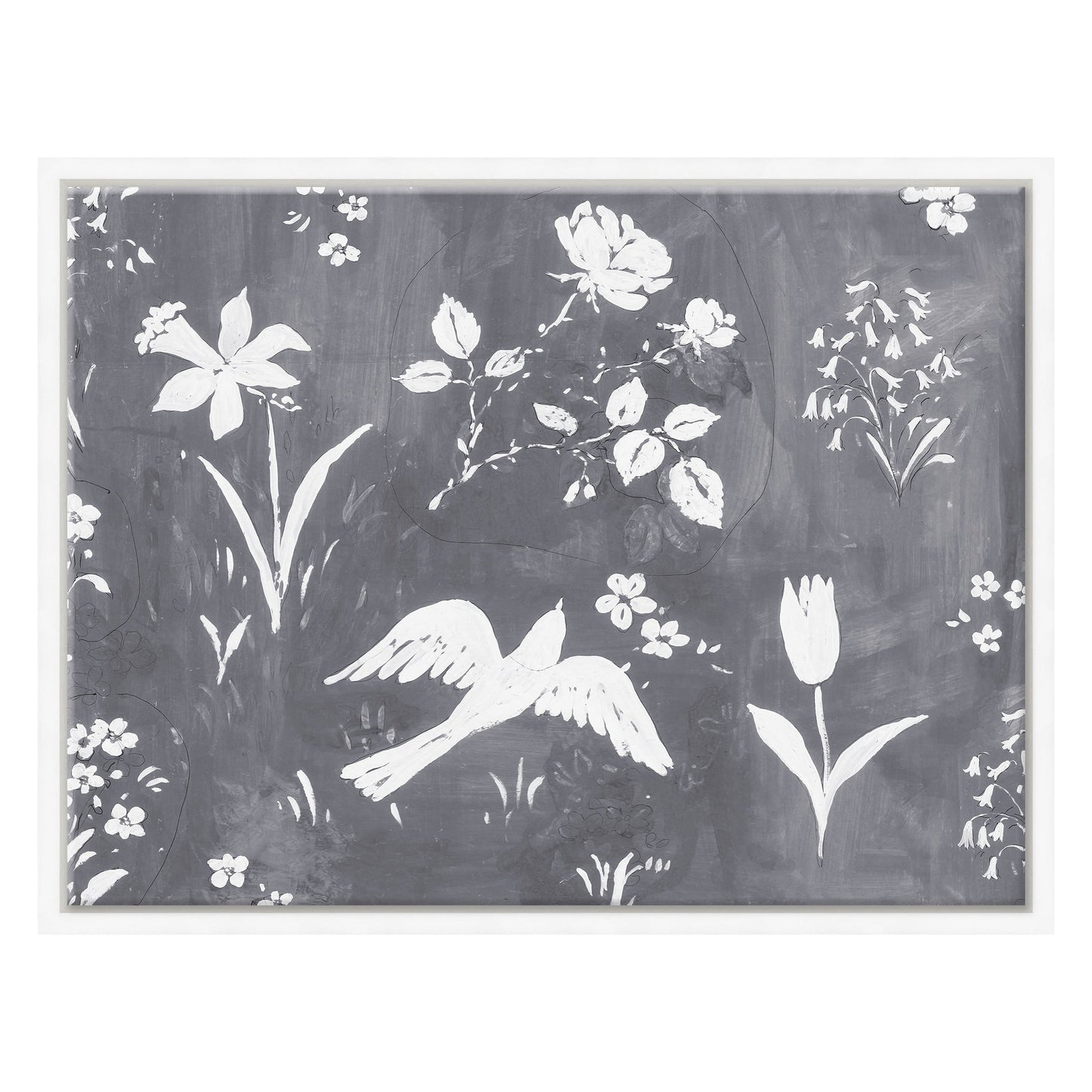 Paule Marrot, Jardin fleuri Gris (Var. 1)