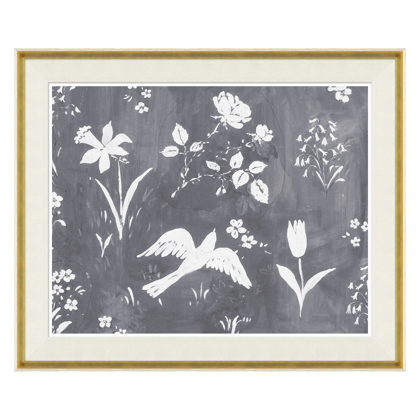Paule Marrot, Jardin fleuri Gris (Var. 2)
