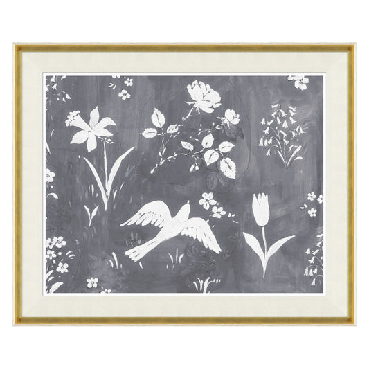 Paule Marrot, Jardin fleuri Gris (Var. 2)