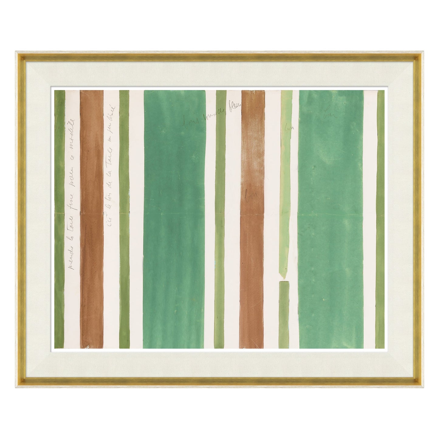 Paule Marrot, Rayures Vert Marron (Var. 1)