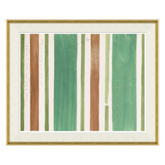 Paule Marrot, Rayures Vert Marron (Var. 1)