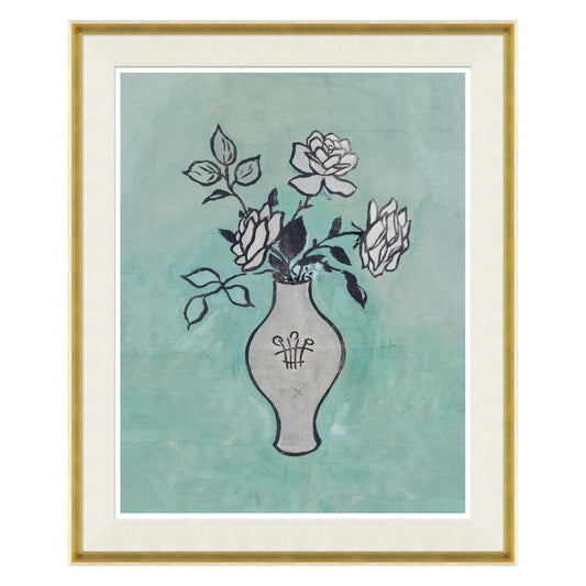 Paule Marrot, Vase aux roses (Var. 1)