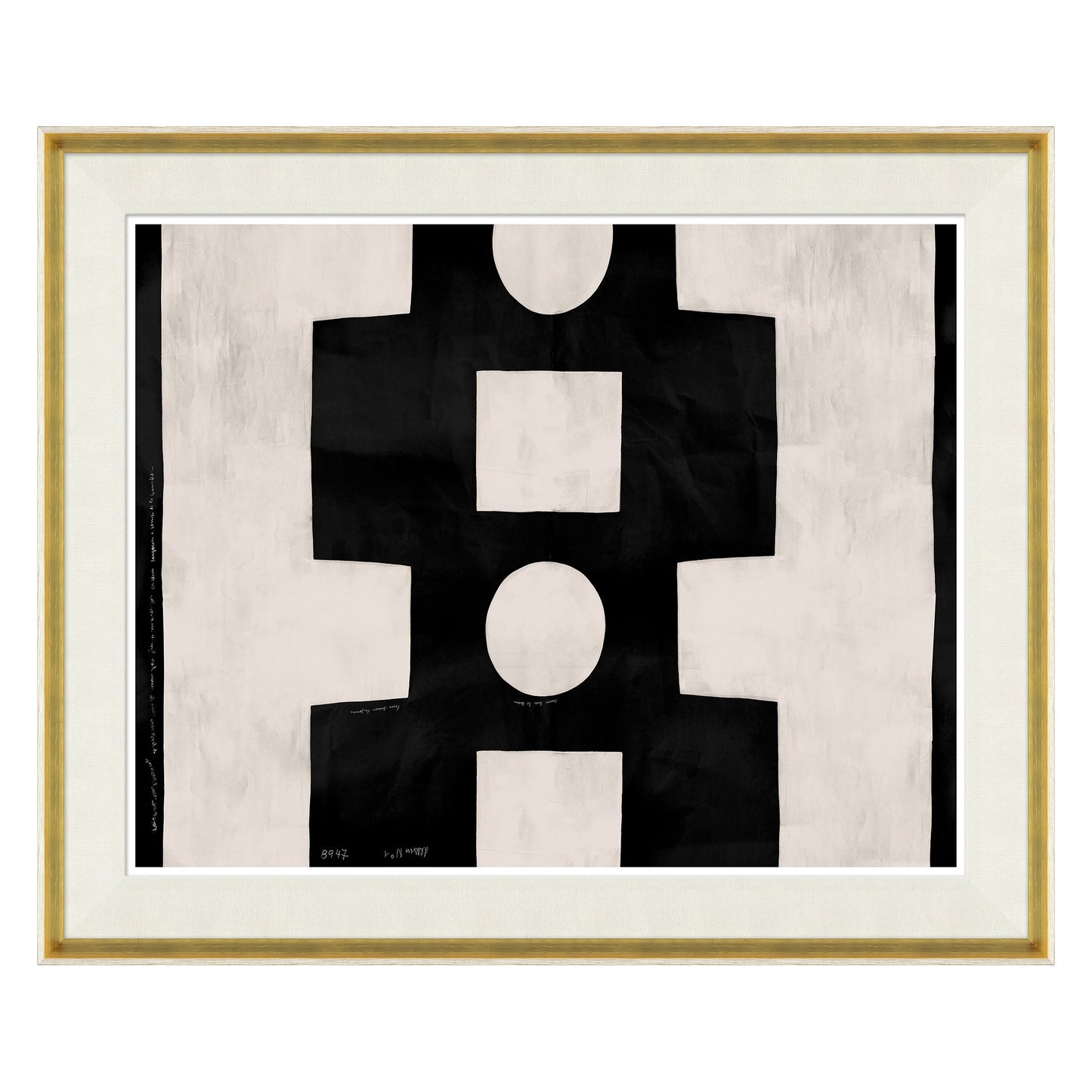 Paule Marrot, Blanc et Noir Abstrait (Var. 2)