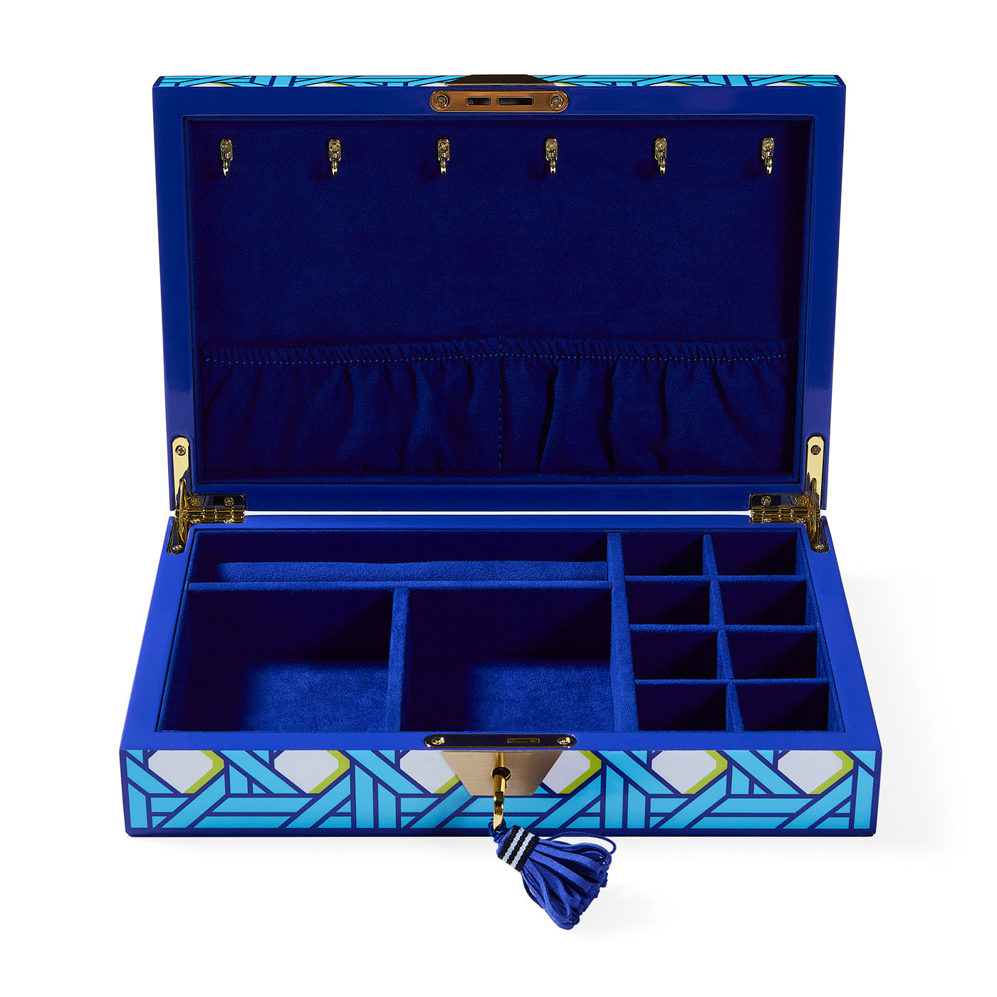 Coffret à bijoux en laque tressée