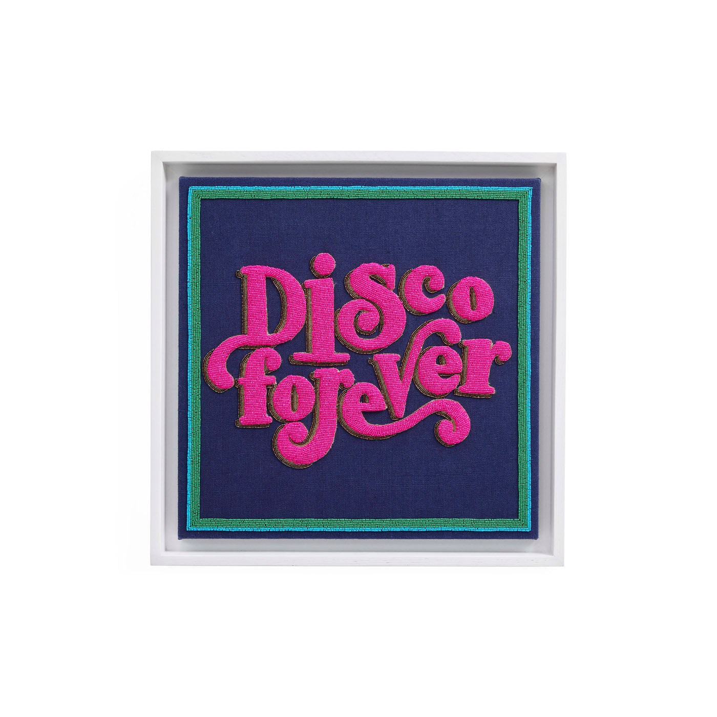 Disco Forever Beaded Art