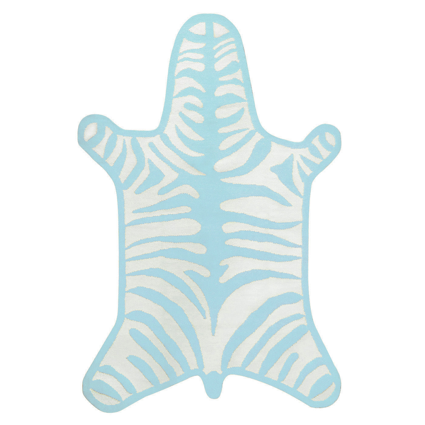 Tapis tissé plat zèbre